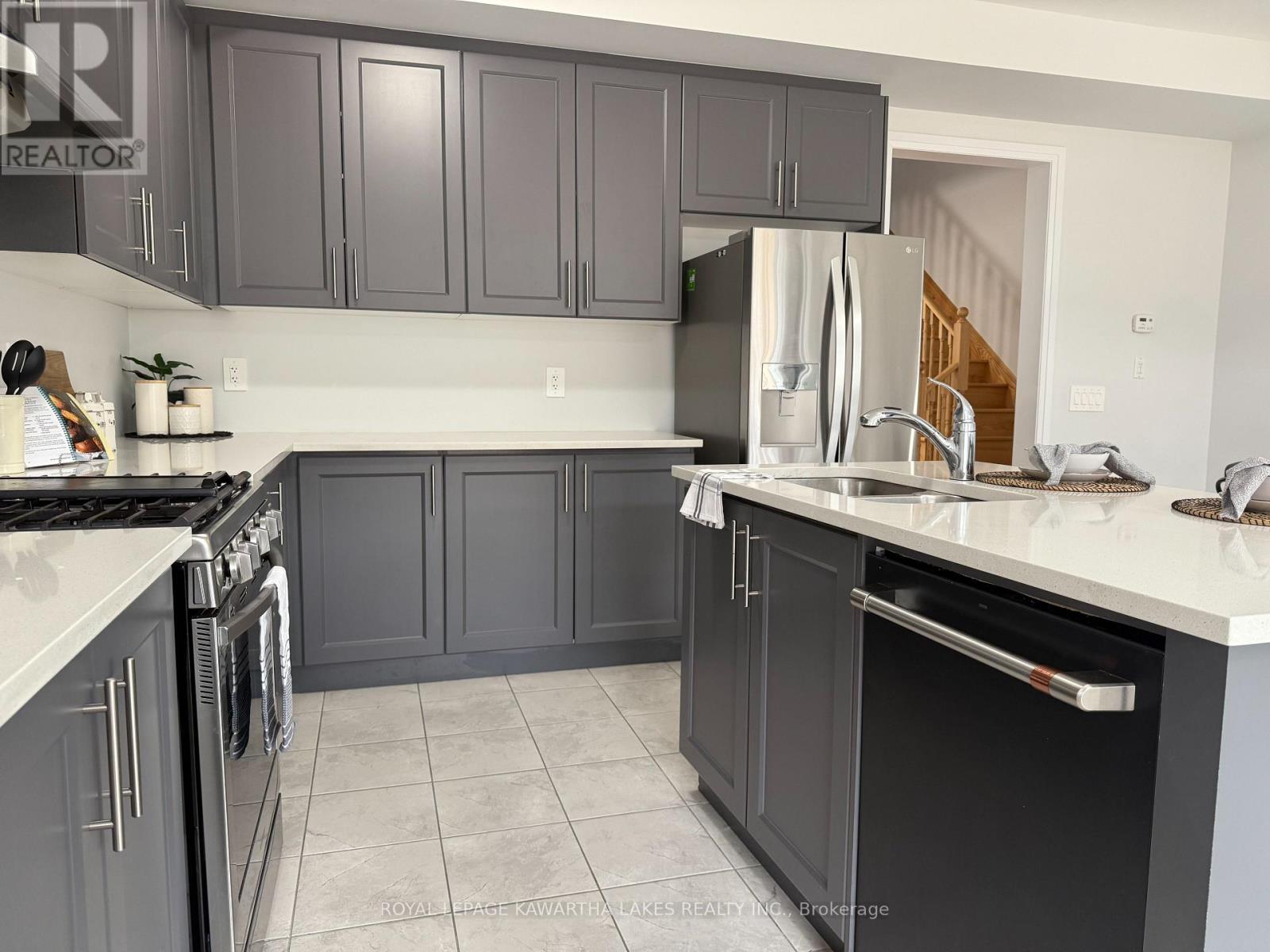 19 Keenan Street, Kawartha Lakes (Lindsay), ON - Indoor Photo Showing Kitchen With Double Sink With Upgraded Kitchen