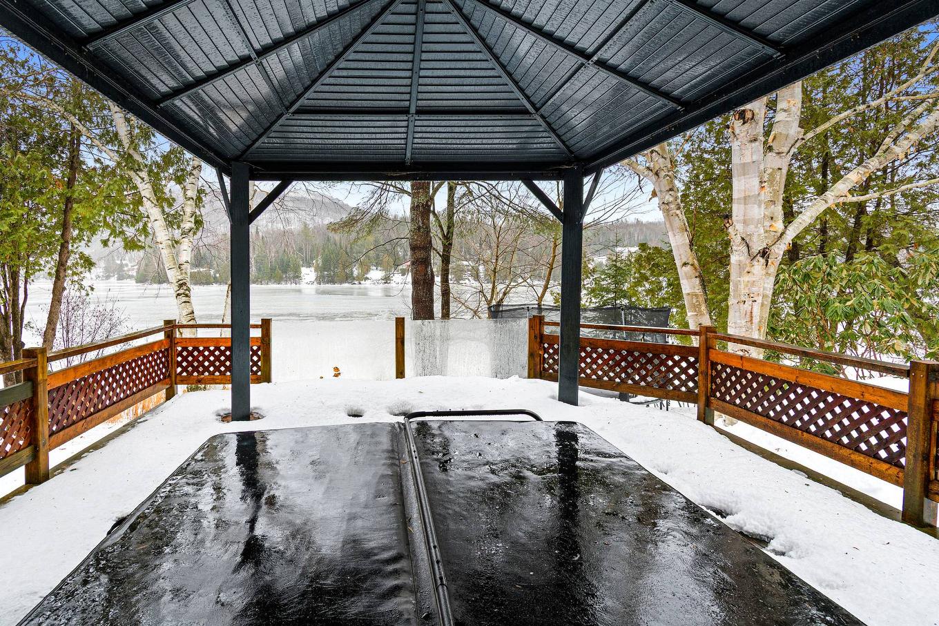 Balcony - 307 Ch. Des Aigles, Nominingue, QC - Outdoor With Deck Patio Veranda With Exterior