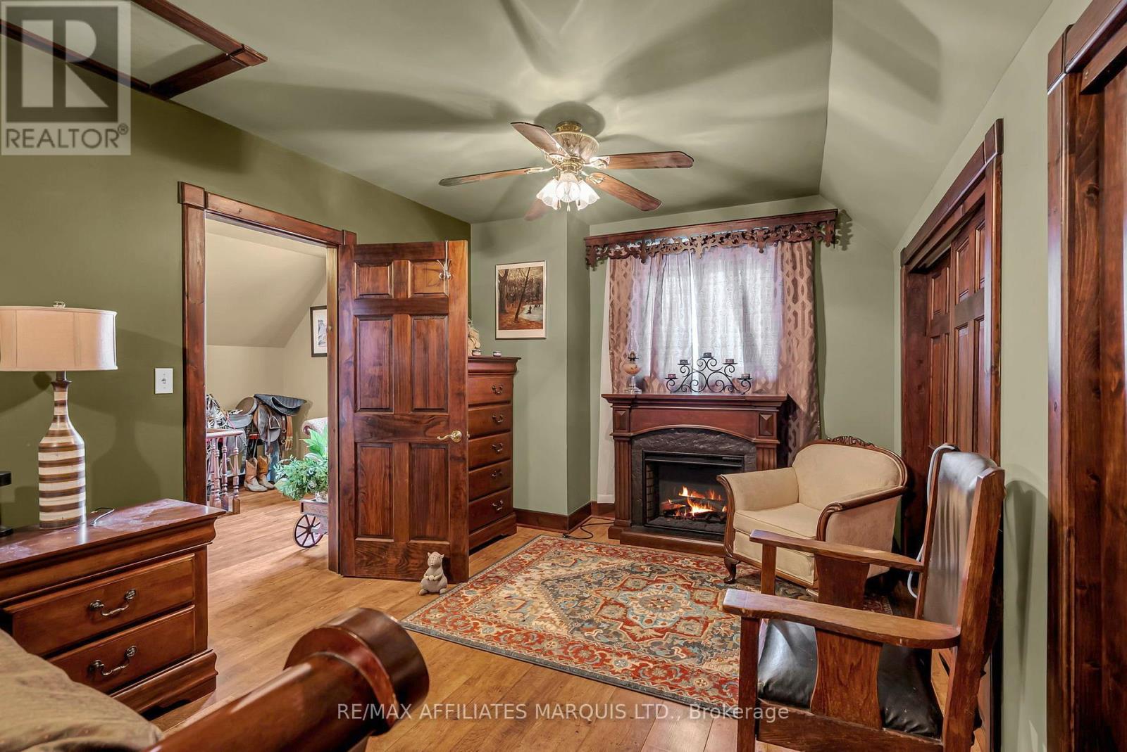 1590 Cornwall Centre Road, Cornwall, ON - Indoor With Fireplace