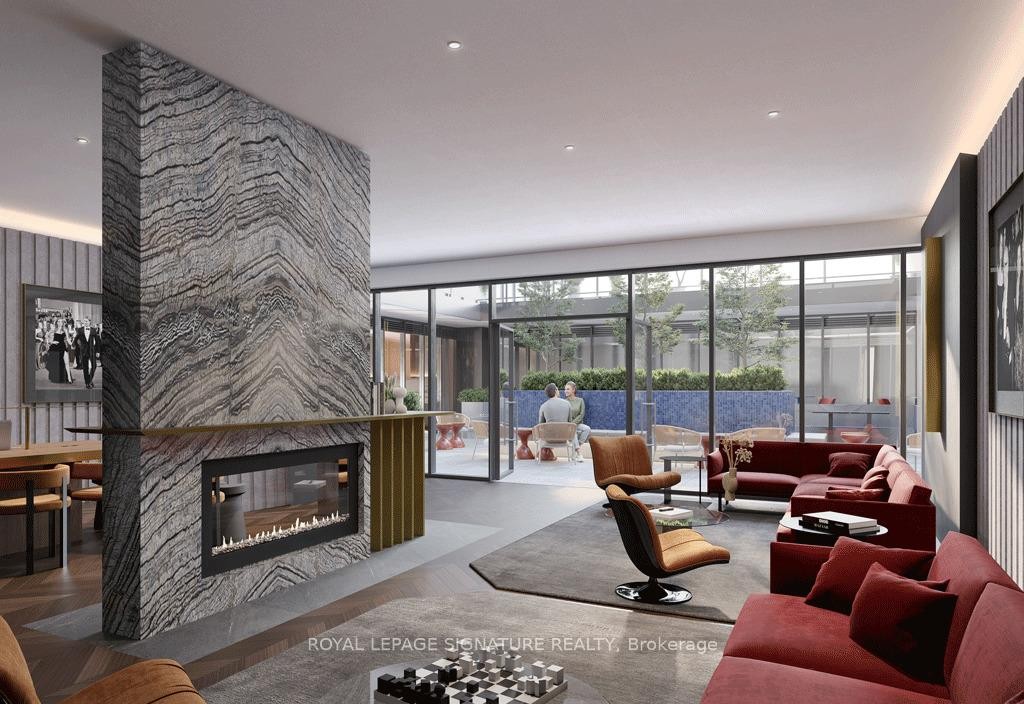 507-500 Dupont Street, Toronto, ON - Indoor Photo Showing Living Room With Fireplace