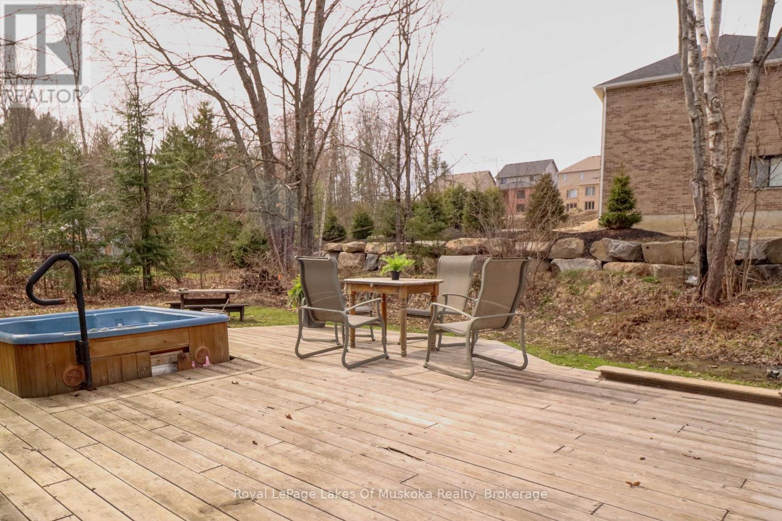 6 Hibberd Lane, Huntsville (Chaffey), ON - Outdoor With Above Ground Pool With Deck Patio Veranda