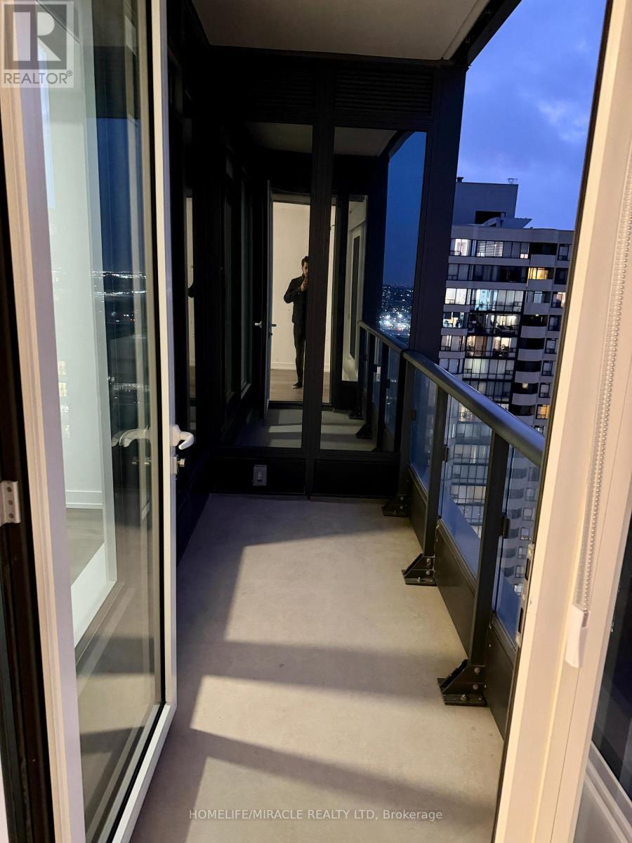 1711 - 395 Square One Drive, Mississauga, ON - Outdoor With Balcony With Exterior