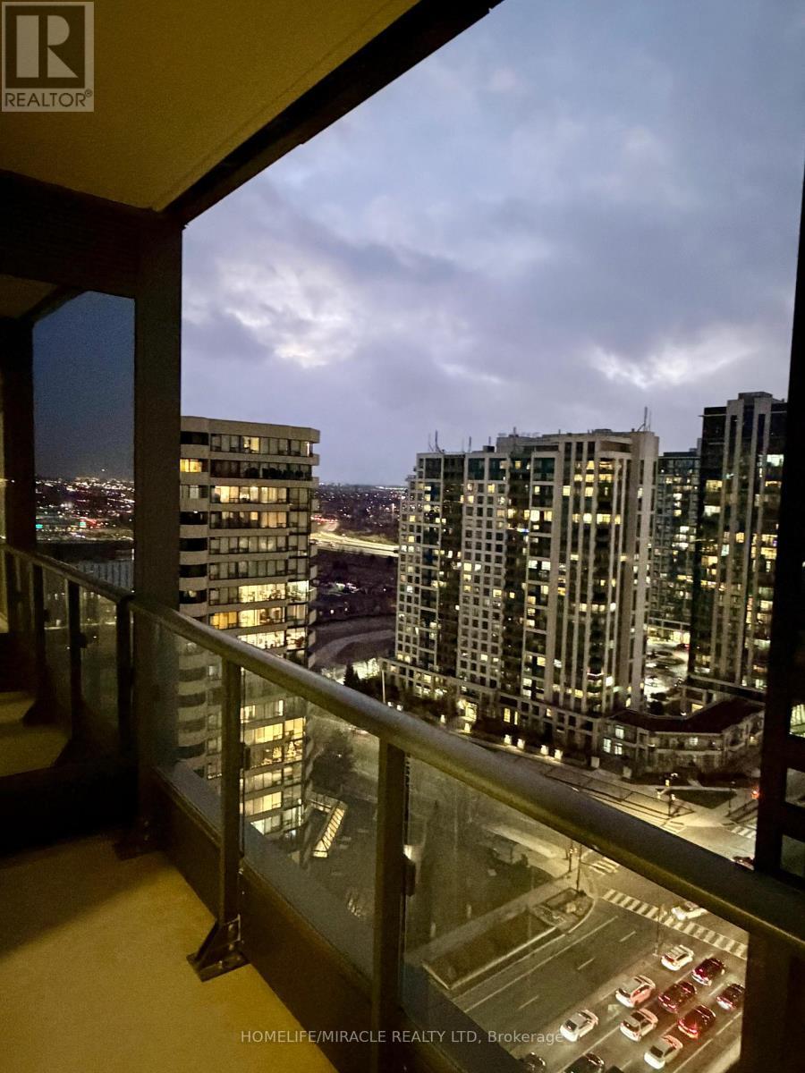 1711 - 395 Square One Drive, Mississauga, ON - Outdoor With Balcony With View