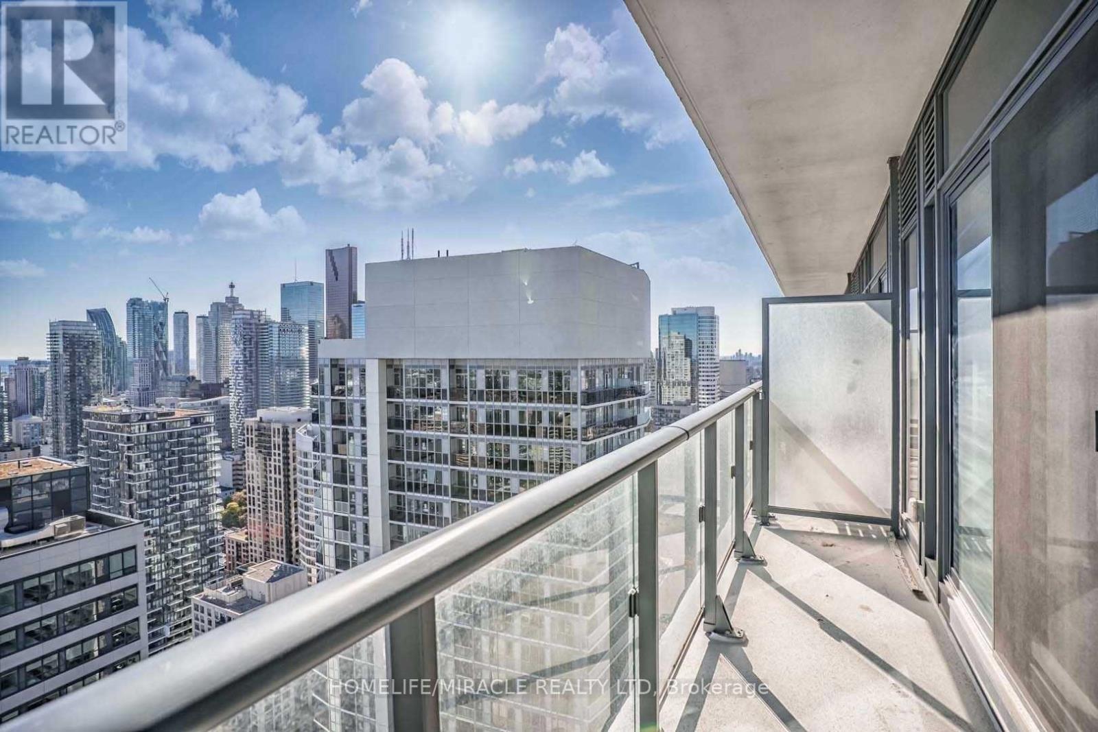 3505 - 159 Dundas Street E, Toronto, ON - Outdoor With Balcony With View