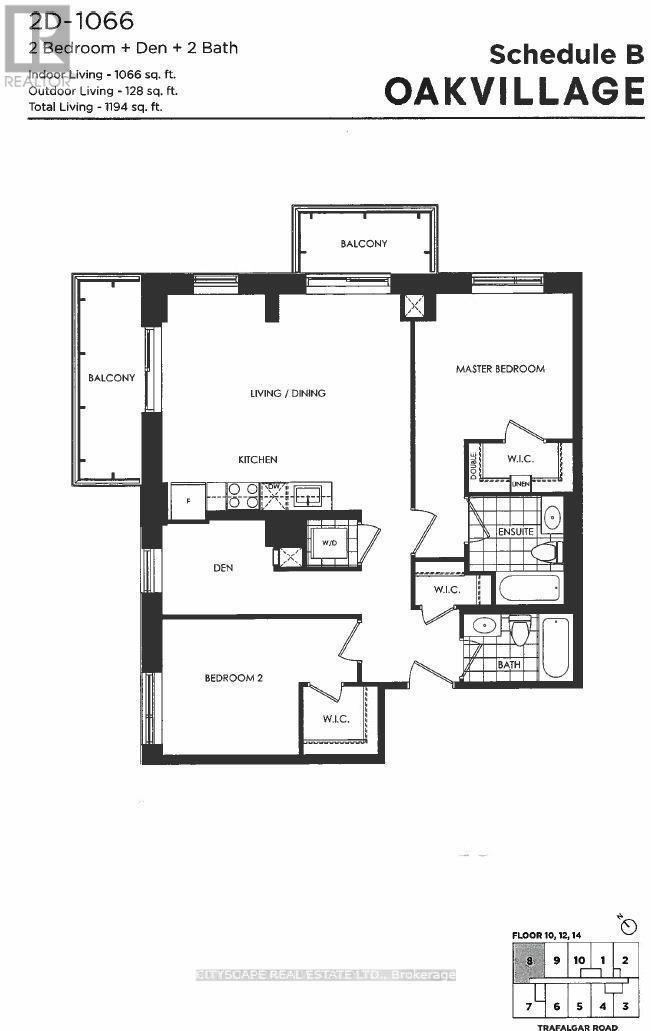 1108 - 345 Wheat Boom Drive, Oakville, ON - Other