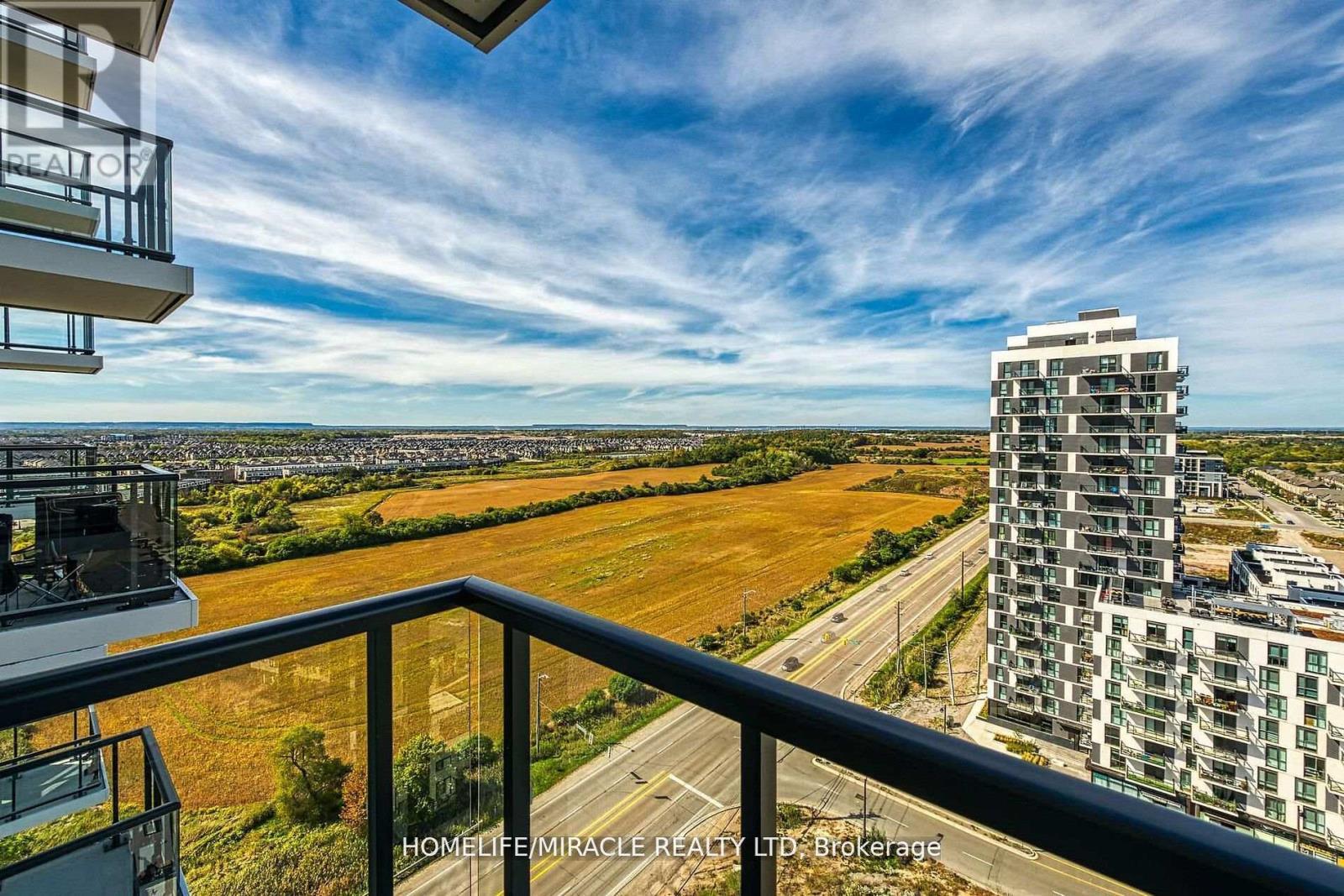 1706 - 3079 Trafalgar Road, Oakville, ON - Outdoor With Balcony With View
