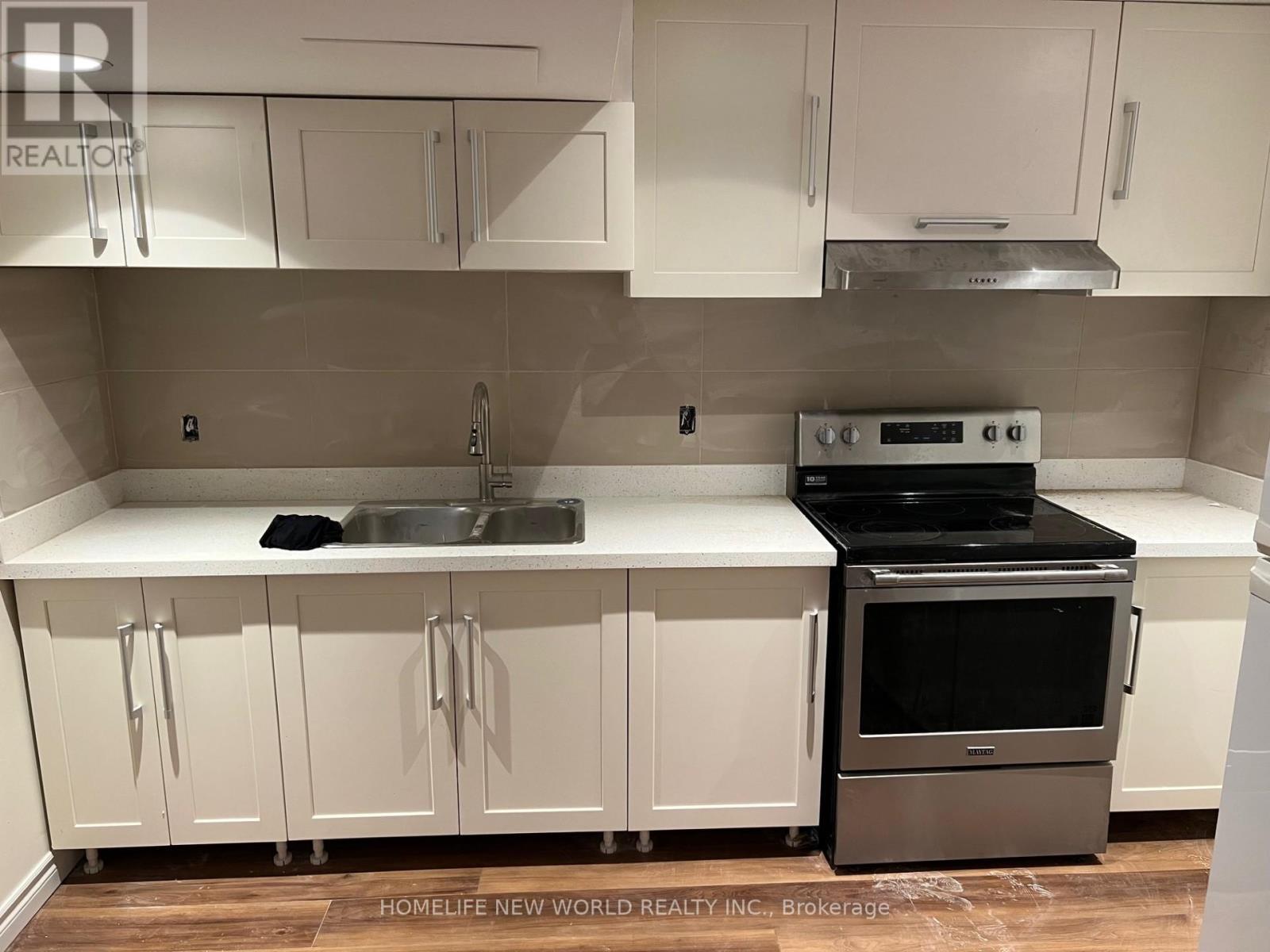 Bsmt - 41 Majestic Drive, Markham, ON - Indoor Photo Showing Kitchen With Double Sink