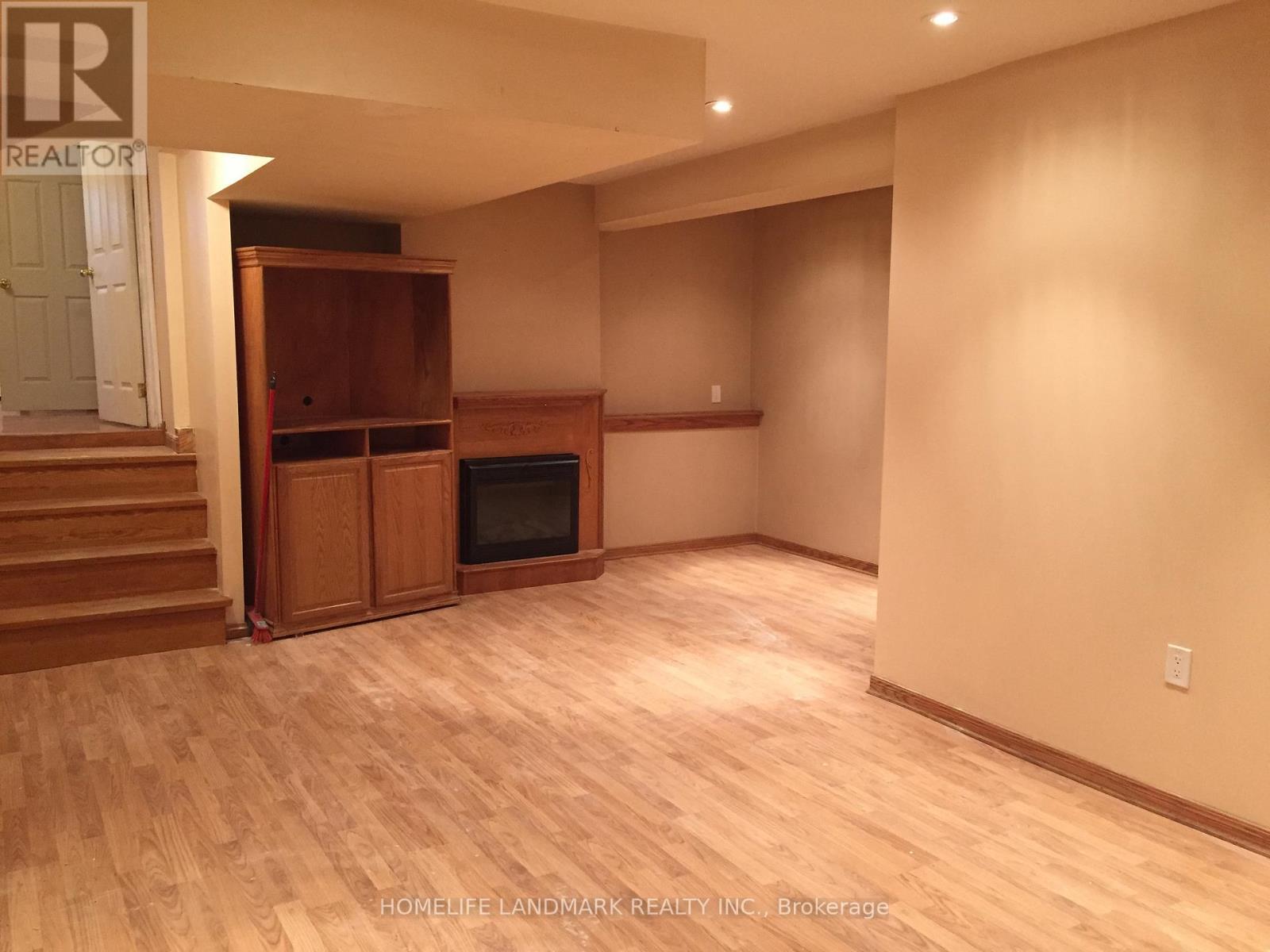 Lower - 2770 Quill Crescent, Mississauga, ON - Indoor Photo Showing Other Room With Fireplace