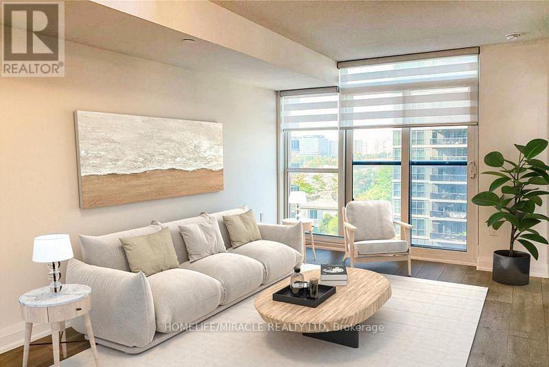 809 - 9 Valhalla Inn Road, Toronto, ON - Indoor Photo Showing Living Room