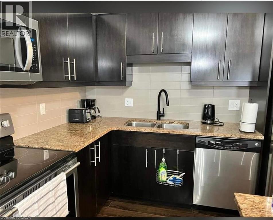 129 Rochefort Street, Kitchener, ON - Indoor Photo Showing Kitchen With Double Sink With Upgraded Kitchen