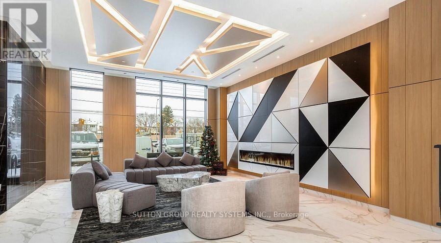 210 - 204 Burnhamthorpe Road E, Mississauga, ON - Indoor With Fireplace