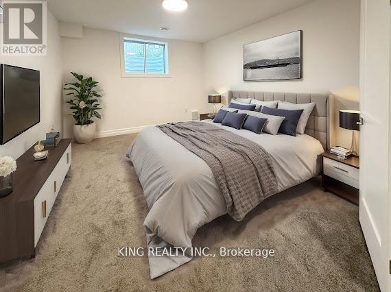 (Bsmt) - 7406 Majestic Trail, Niagara Falls, ON - Indoor Photo Showing Bedroom