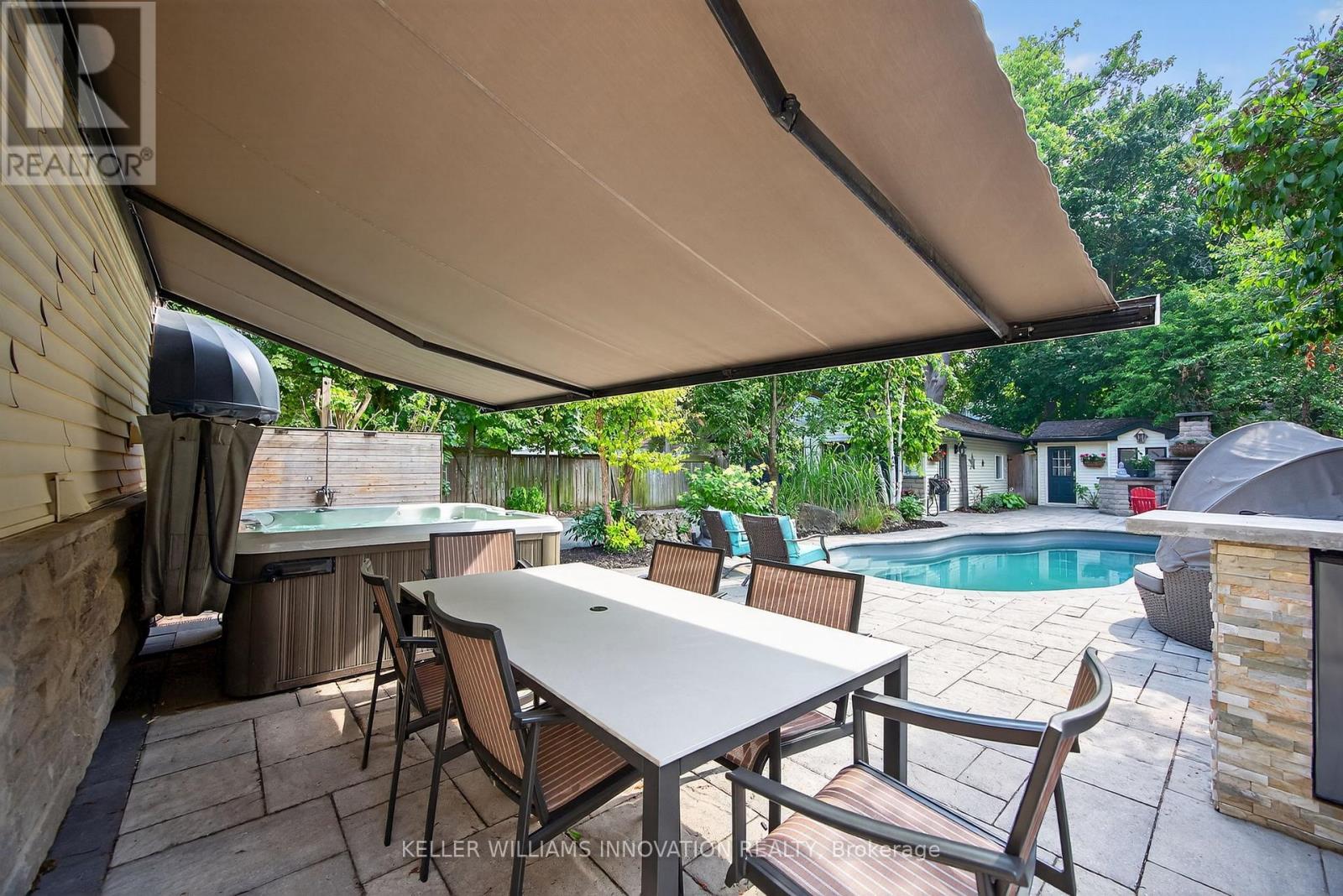 108 Owen Street, Barrie, ON - Outdoor With In Ground Pool With Deck Patio Veranda With Exterior