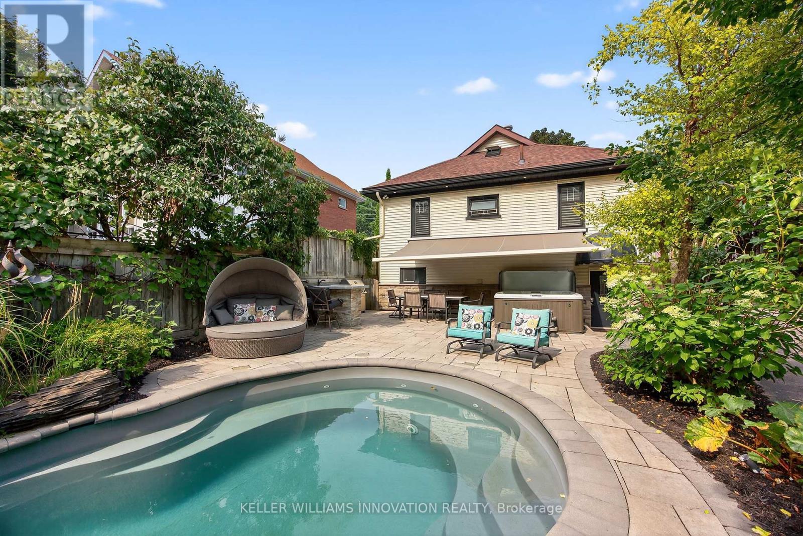 108 Owen Street, Barrie, ON - Outdoor With In Ground Pool With Deck Patio Veranda