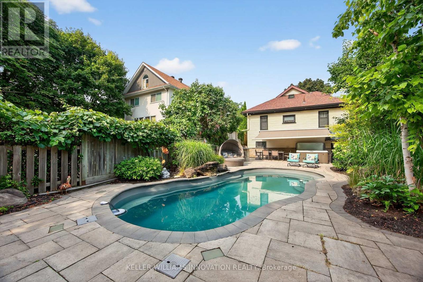 108 Owen Street, Barrie, ON - Outdoor With In Ground Pool With Backyard