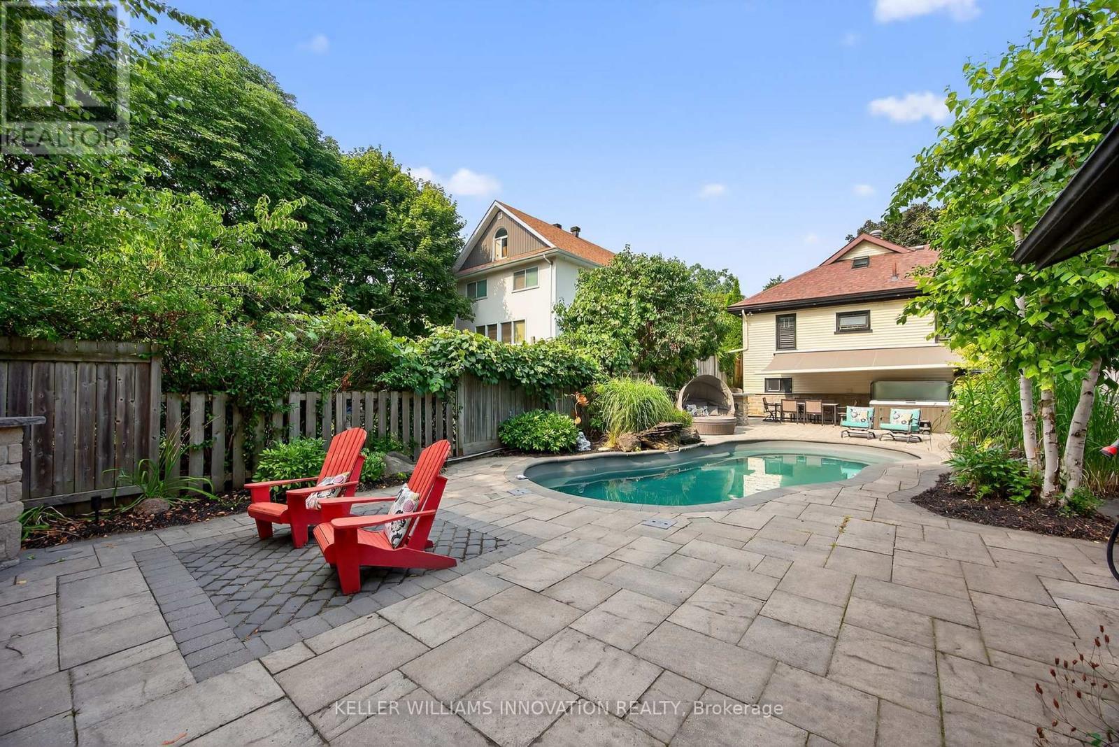108 Owen Street, Barrie, ON - Outdoor With In Ground Pool With Backyard