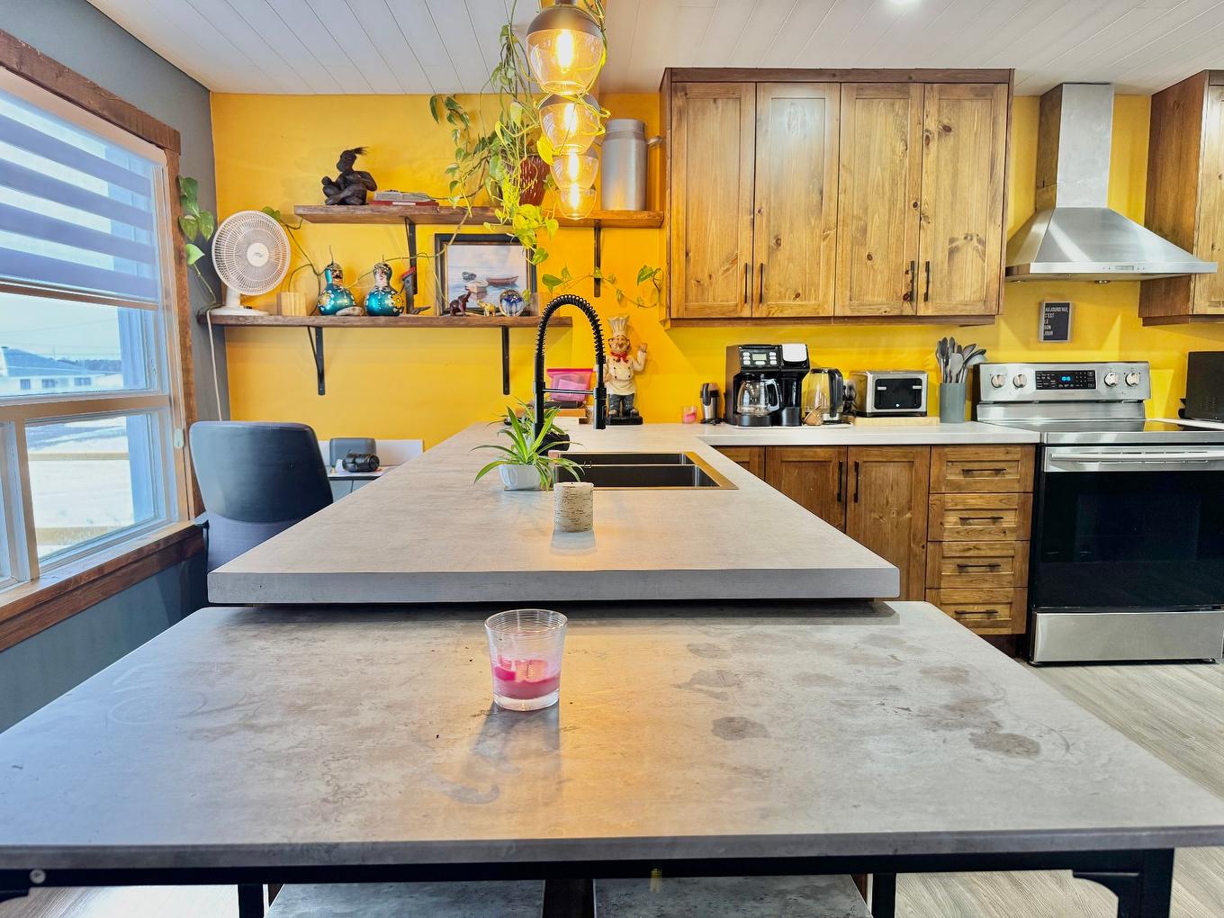 Cuisine - 3 Ch. Lapierre, Les Îles-De-La-Madeleine, QC - Indoor Photo Showing Kitchen With Double Sink