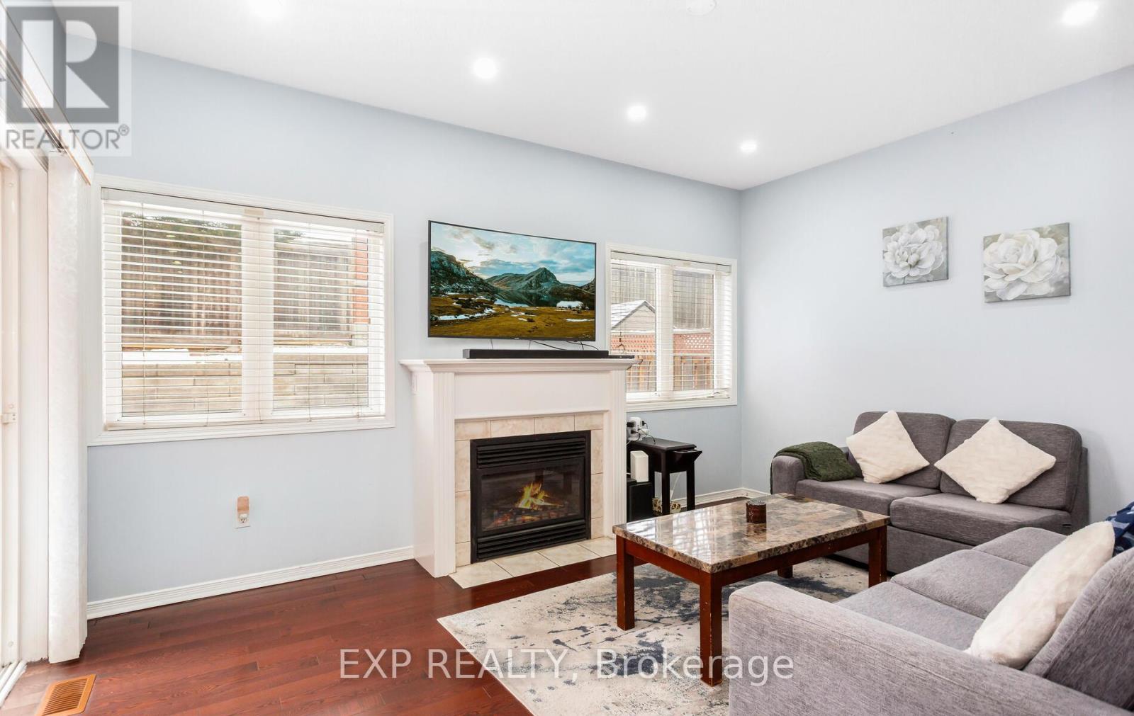 70 Grover Road, Brampton, ON - Indoor Photo Showing Living Room With Fireplace