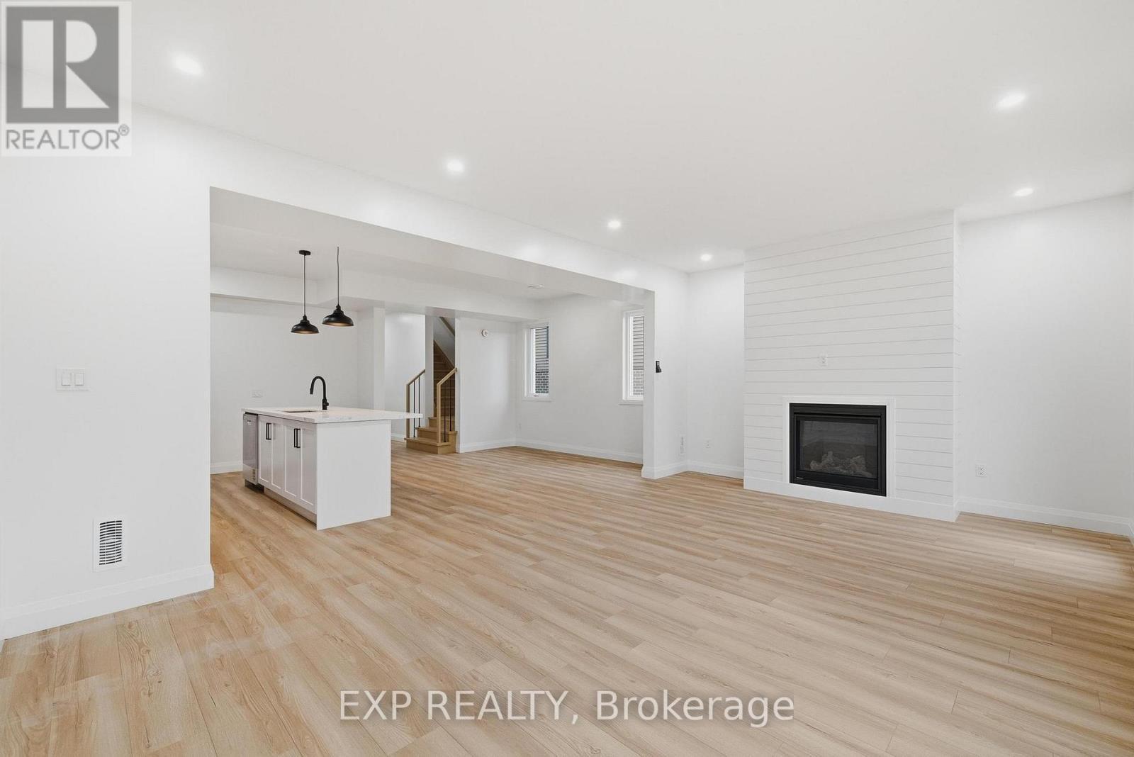 133 Pugh Street, Perth East, ON - Indoor With Fireplace