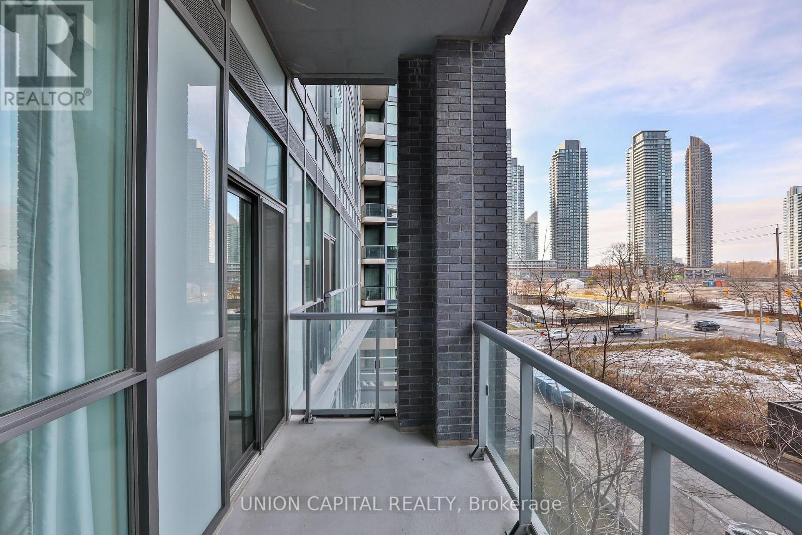 305 - 56 Annie Craig Drive, Toronto, ON - Outdoor With Balcony With Exterior