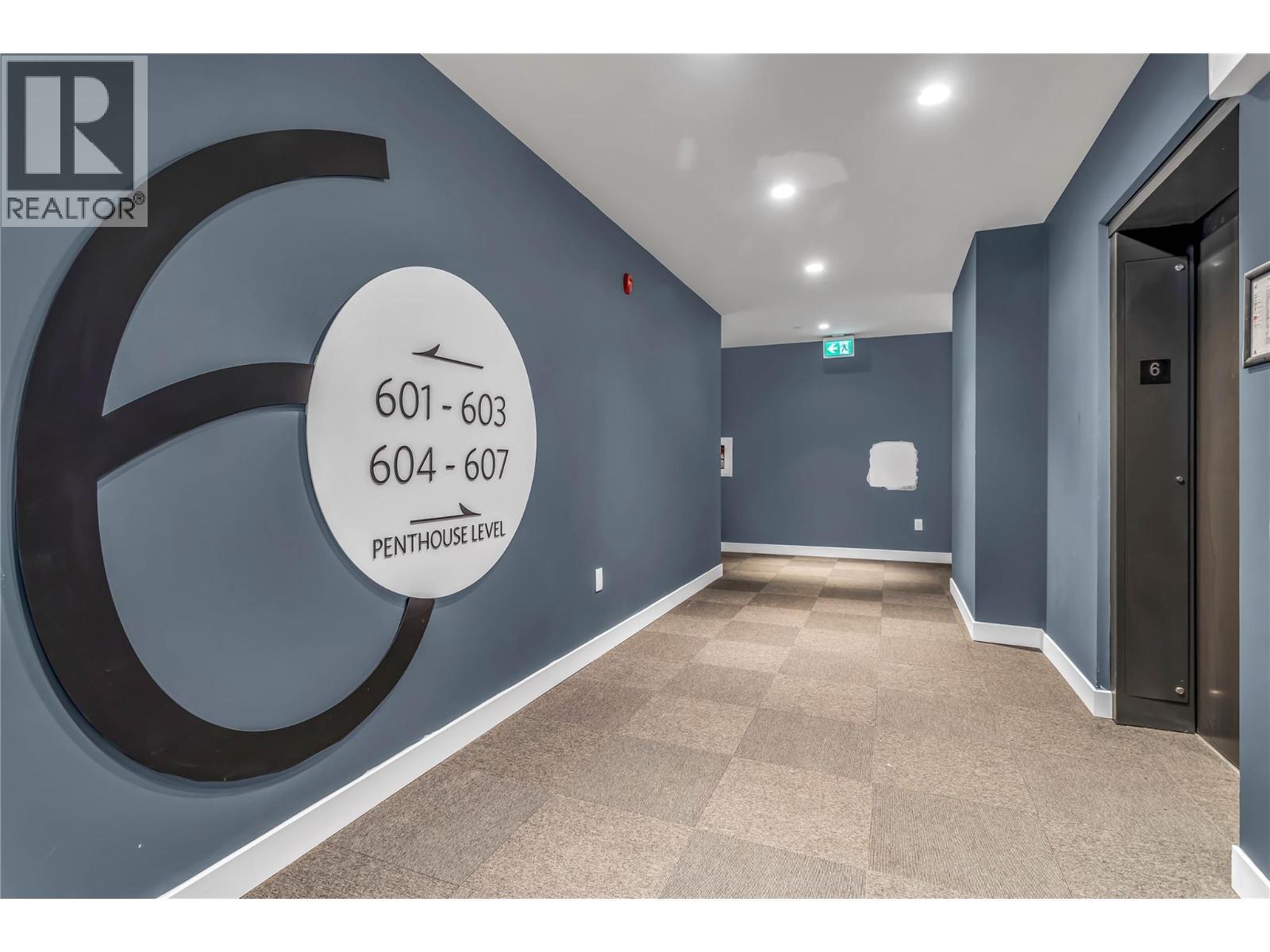 Hallway - 3409 Lakeshore Road Unit# Ph S607, Kelowna, BC - Indoor Photo Showing Other Room