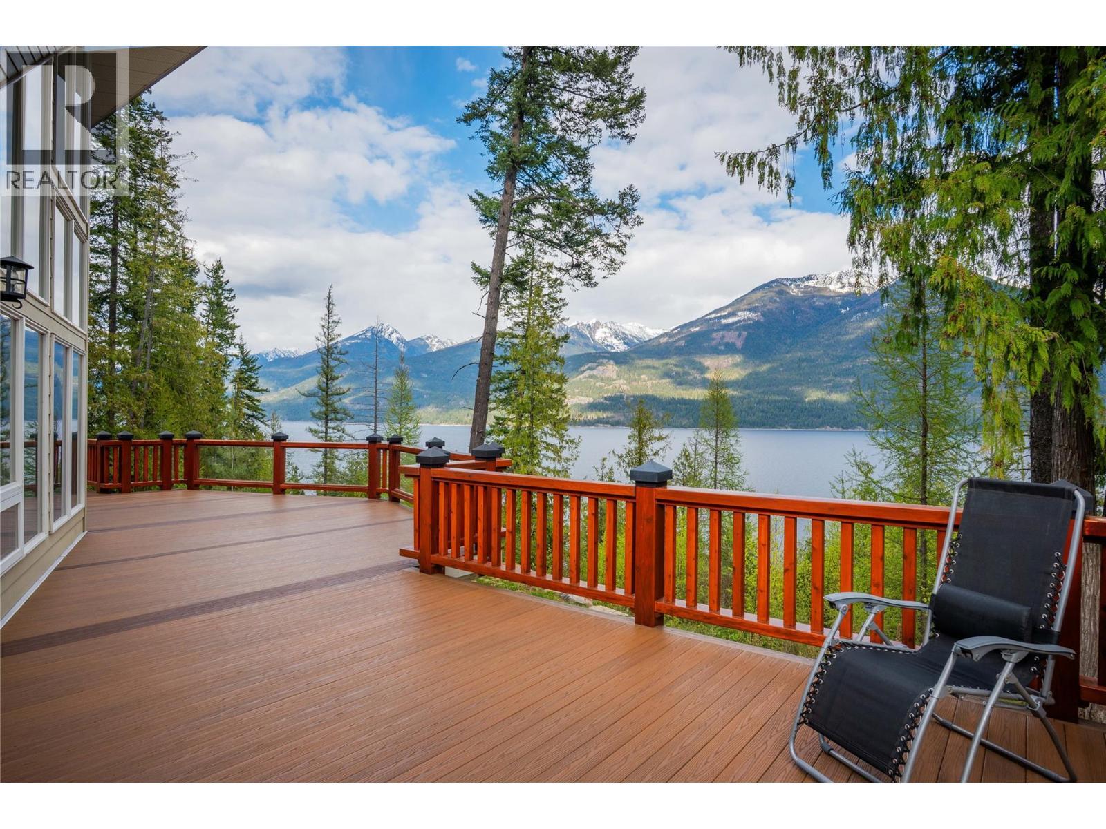 4830 Fletcher Creek Road, Fletcher Creek, BC - Outdoor With Body Of Water With Deck Patio Veranda With View