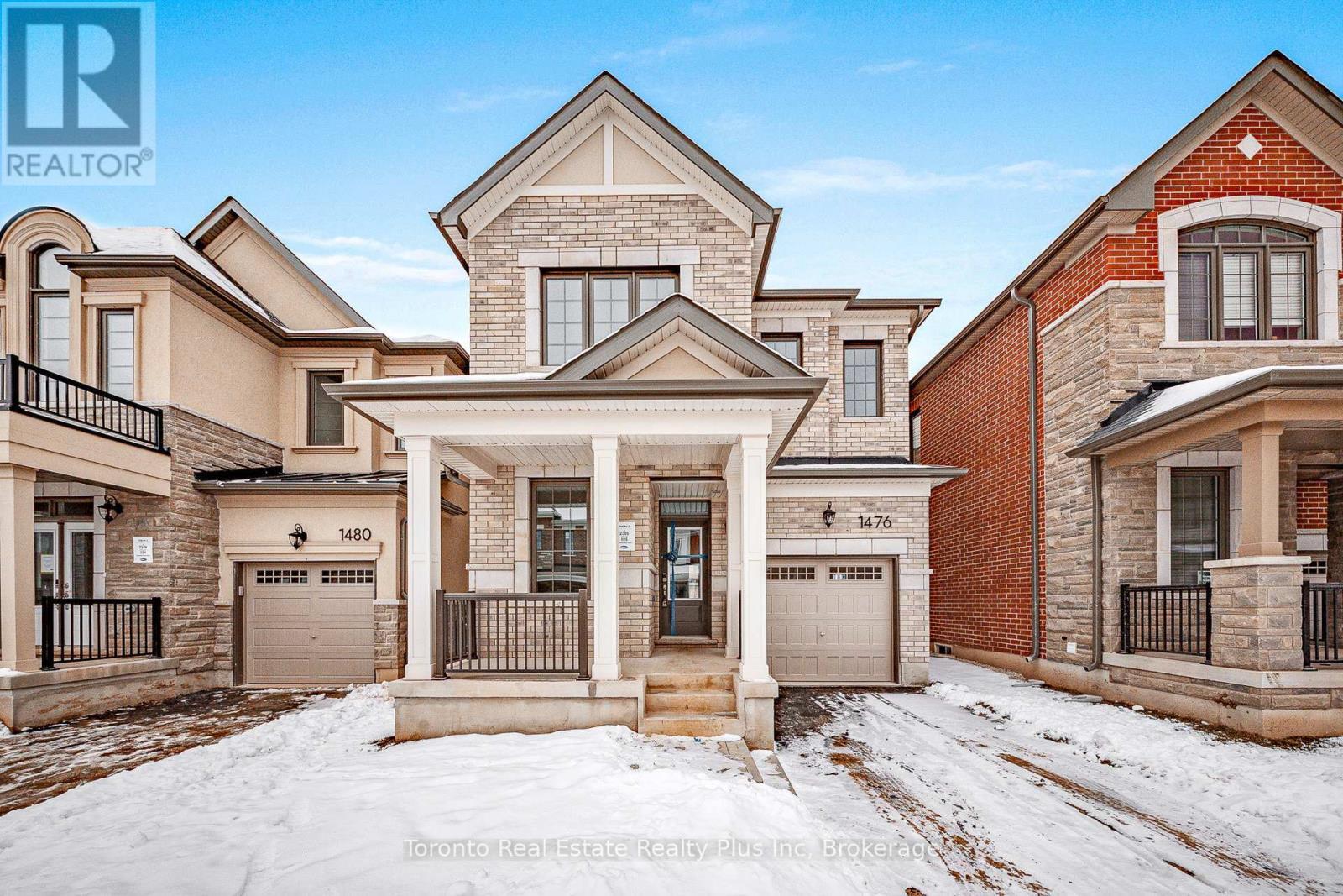 1476 Melville Bonus Crescent, Milton, ON - Outdoor With Deck Patio Veranda With Facade