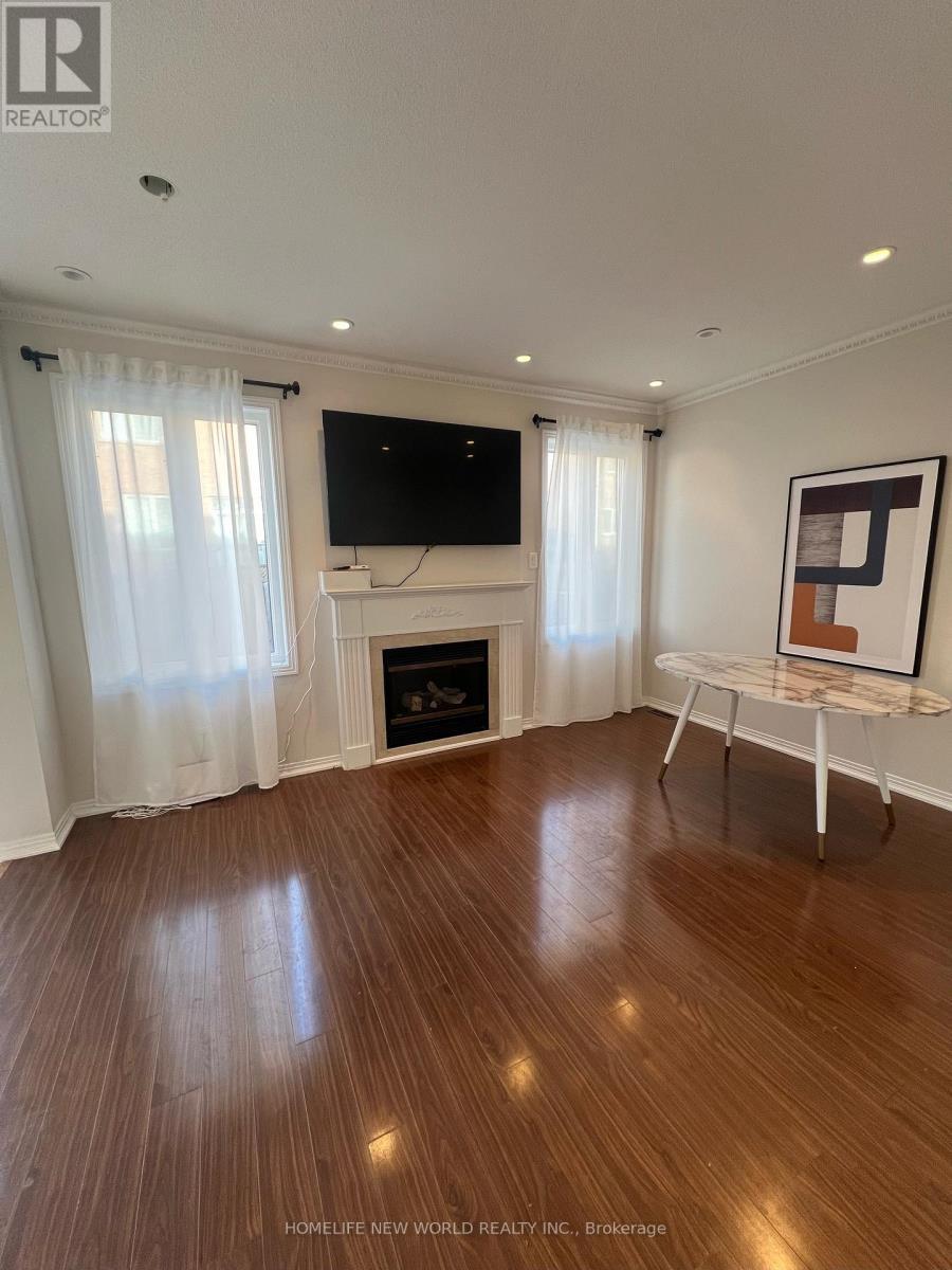 61 Lakespring Drive, Markham, ON - Indoor Photo Showing Living Room With Fireplace
