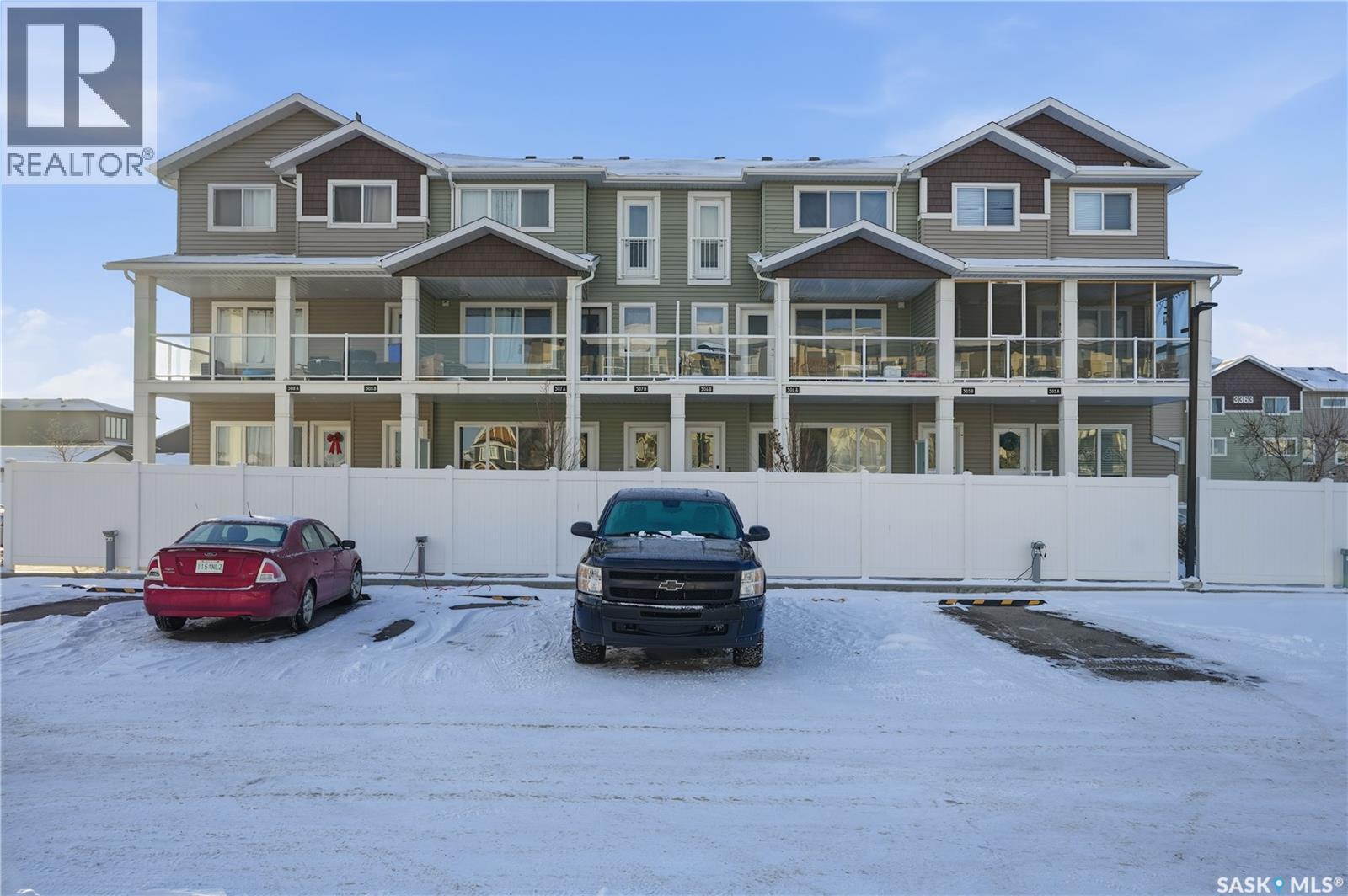 307A 3355 Green Poppy Street, Regina, SK - Outdoor With Facade