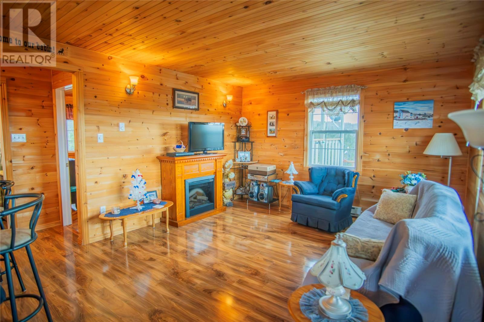 43 Birch Ridge Road, Goulds Big Pond, NL - Indoor Photo Showing Living Room With Fireplace