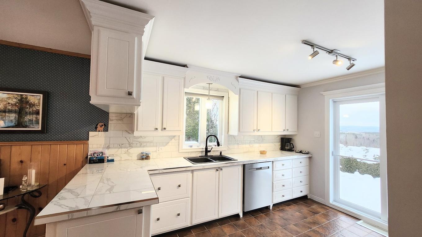 Cuisine - 621 Boul. Robitaille, Notre-Dame-Du-Mont-Carmel, QC - Indoor Photo Showing Kitchen With Double Sink