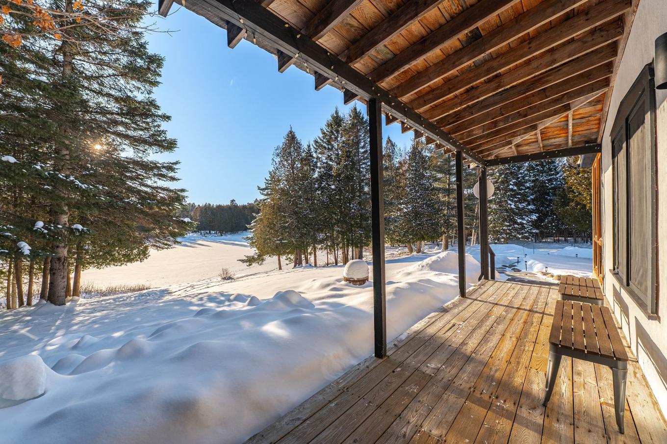 Water view - 1735 - 1737 Ch. De La Gare, Val-Morin, QC - Outdoor With Deck Patio Veranda