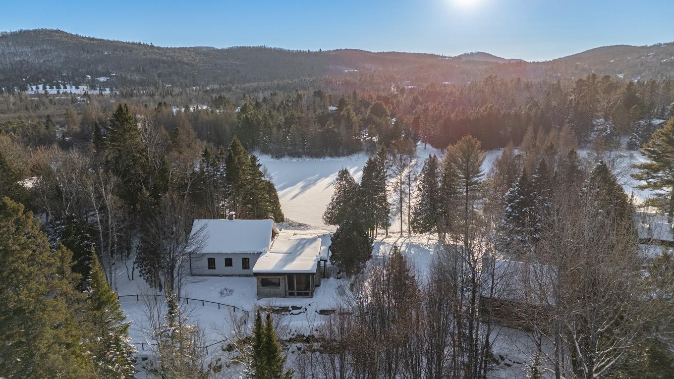 Aerial photo - 1735 - 1737 Ch. De La Gare, Val-Morin, QC - Outdoor With View
