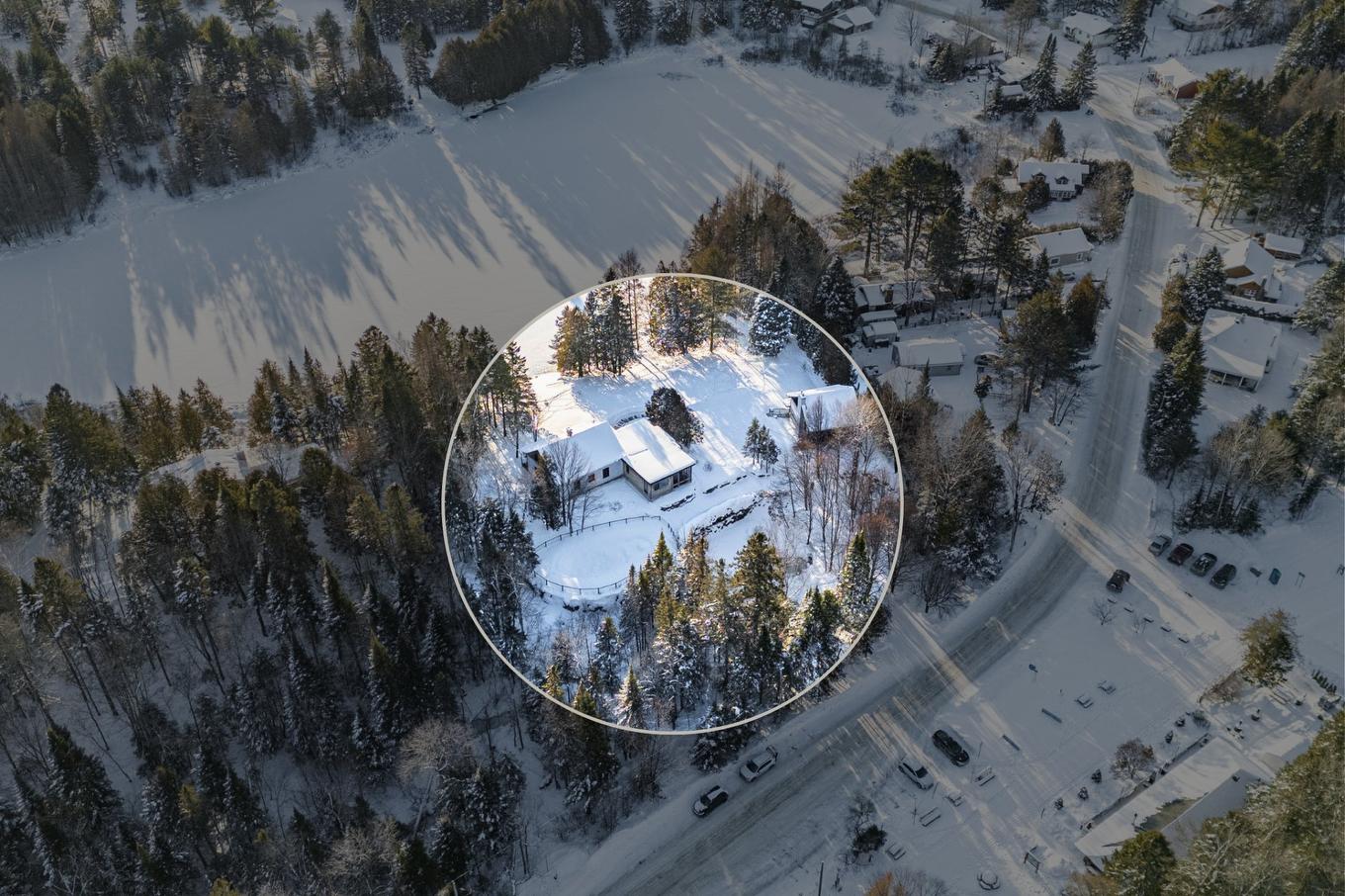 Aerial photo - 1735 - 1737 Ch. De La Gare, Val-Morin, QC - Outdoor With View