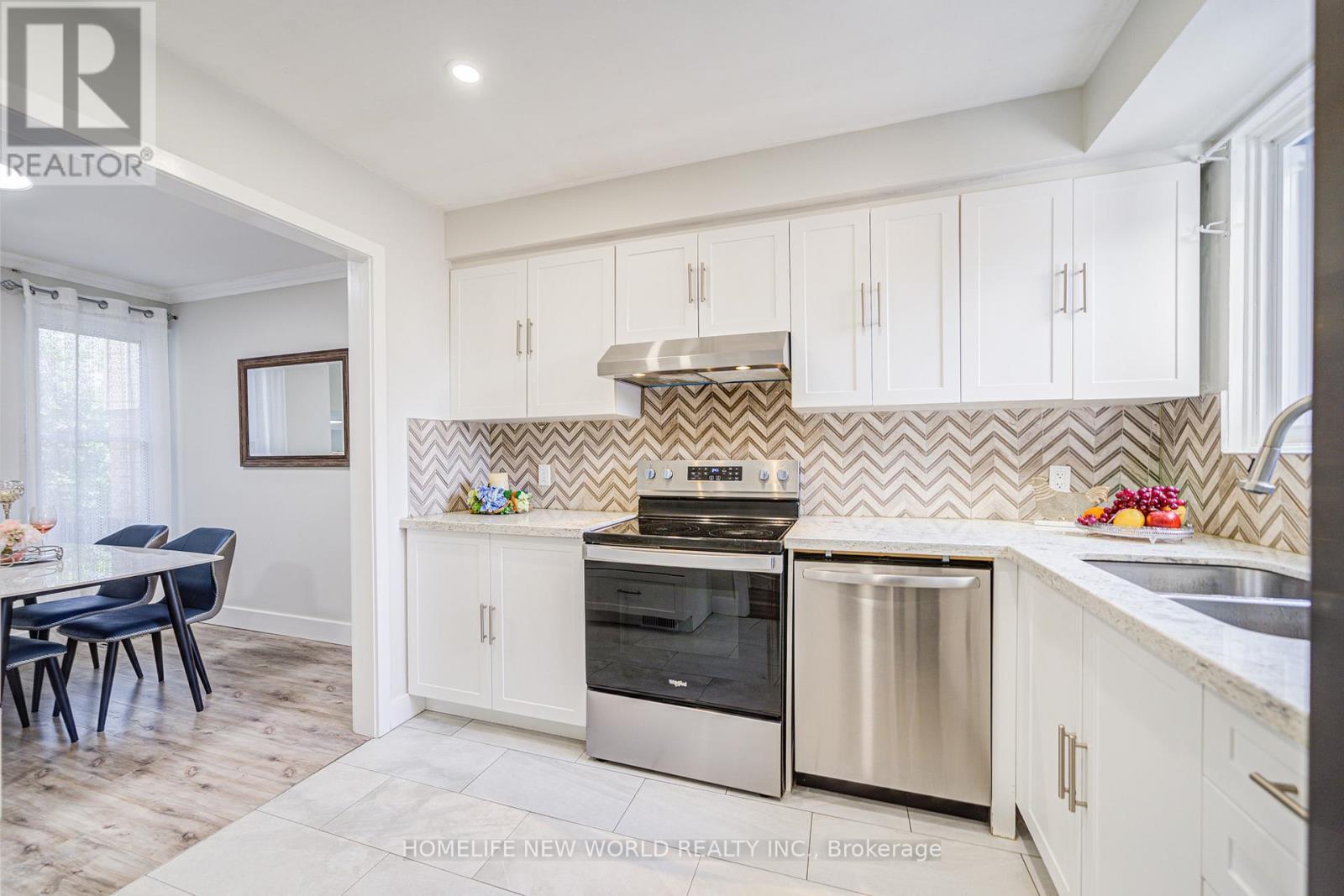 29 Puma Drive, Toronto, ON - Indoor Photo Showing Kitchen With Double Sink
