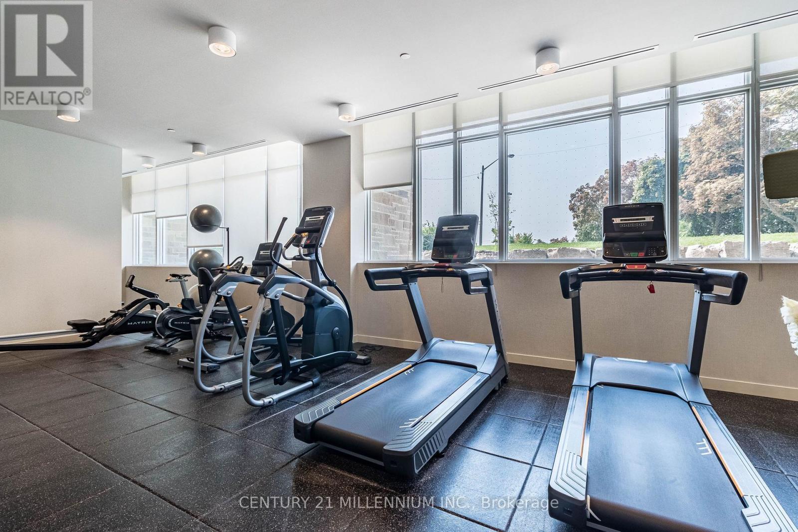 606 - 10 Deerlick Court, Toronto, ON - Indoor Photo Showing Gym Room