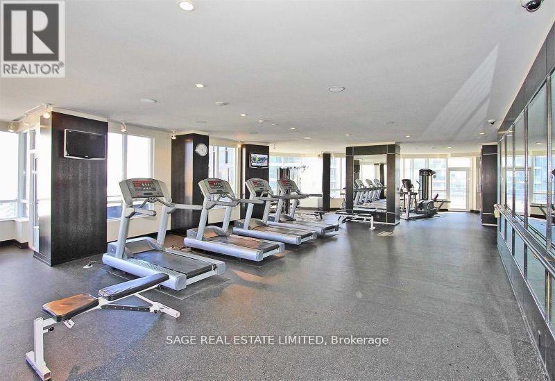 202 - 20 Blue Jays Way, Toronto, ON - Indoor Photo Showing Gym Room