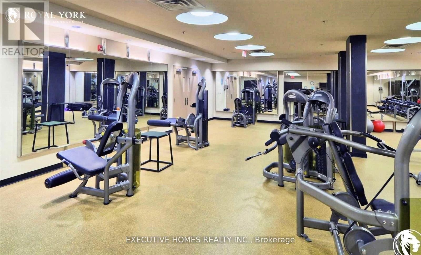 1401 - 80 Absolute Avenue, Mississauga, ON - Indoor Photo Showing Gym Room
