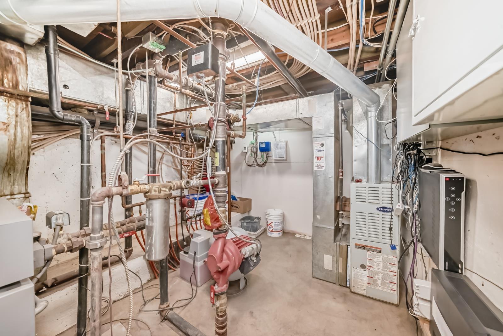 10732 96 Street, Edmonton, AB - Indoor Photo Showing Basement