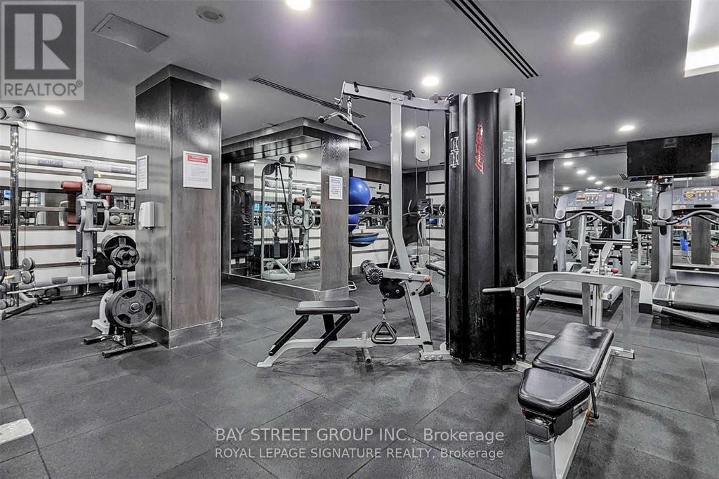 3101 - 21 Carlton Street, Toronto, ON - Indoor Photo Showing Gym Room