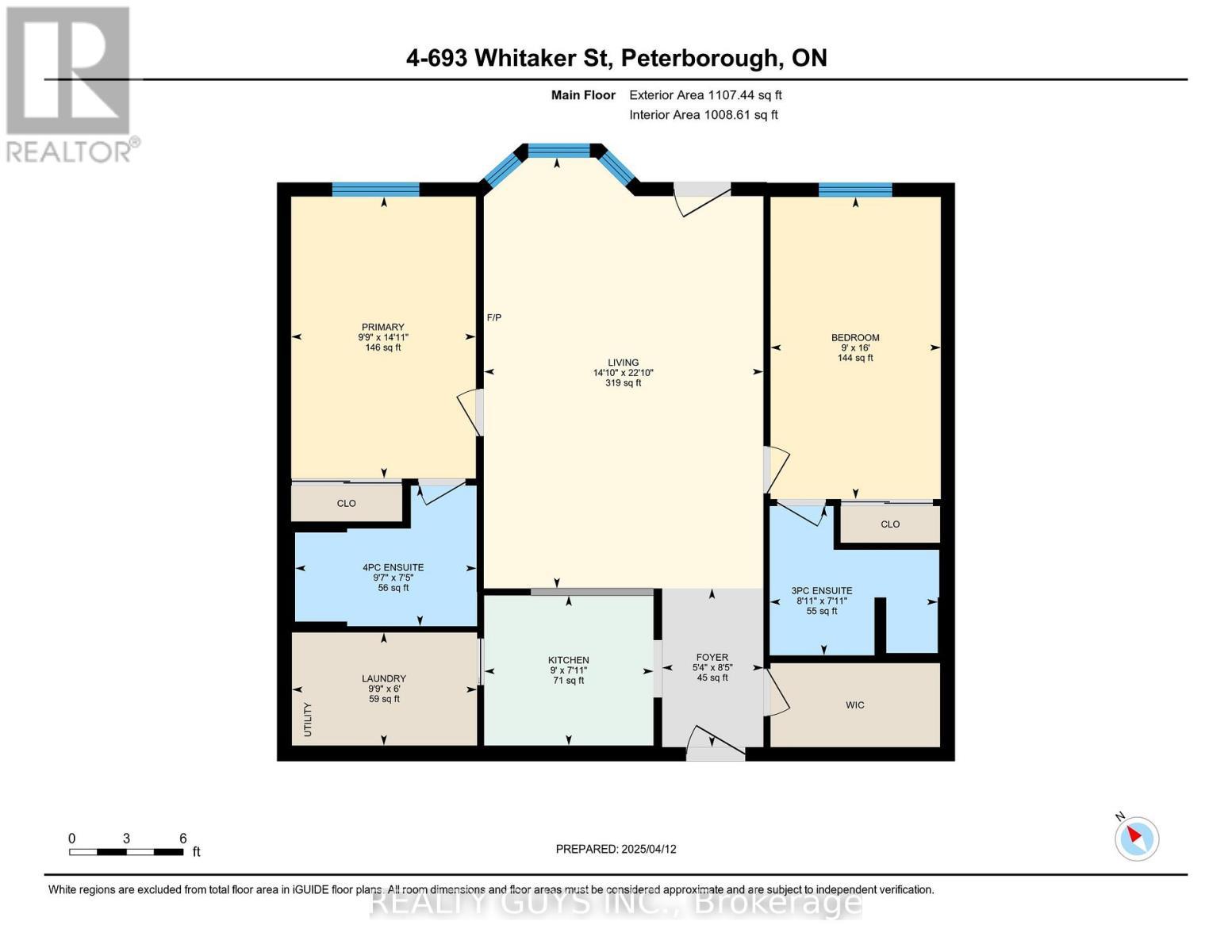 FLOOR PLAN--NICE LAYOUT - 4 - 693 Whitaker Street, Peterborough (Ashburnham Ward 4), ON - Other