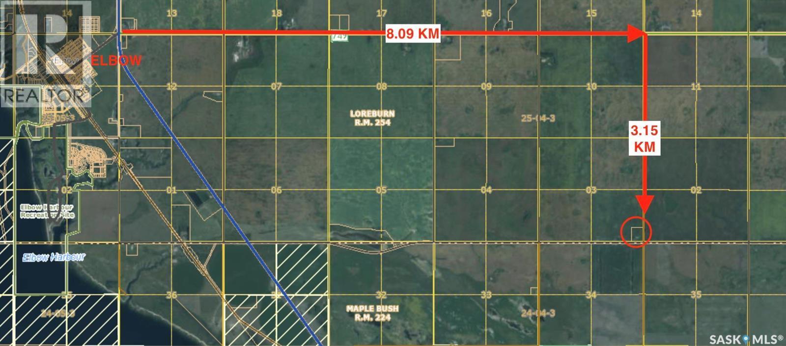 East Elbow Acreage, Loreburn Rm No. 254, SK