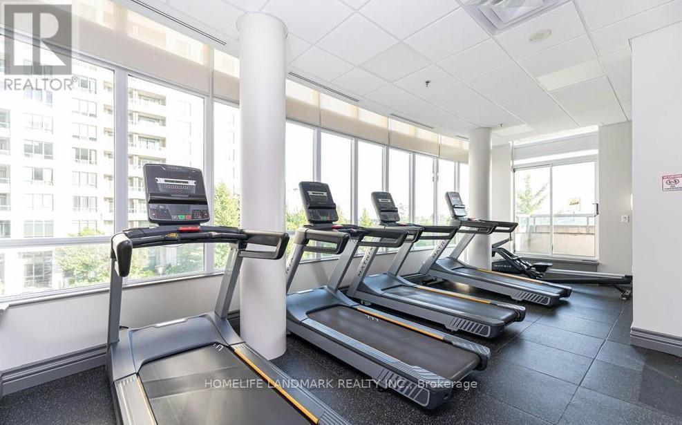 903 - 349 Rathburn Road W, Mississauga, ON - Indoor Photo Showing Gym Room
