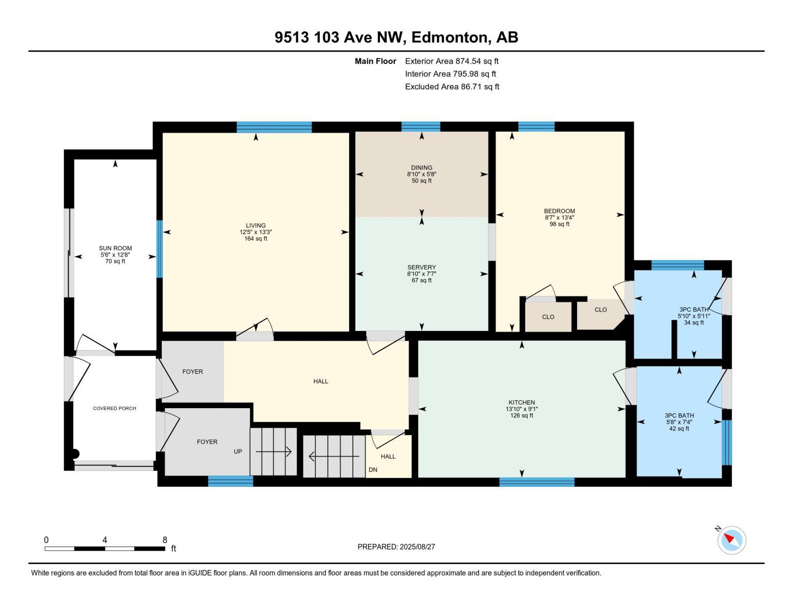 9513 103 Ave Nw, Edmonton, AB - Indoor Photo Showing Kitchen