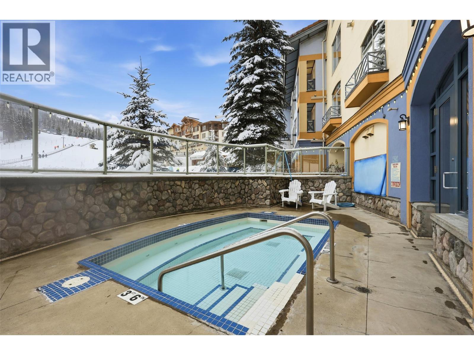 3160 Creekside Creekside Way Unit# 204, Sun Peaks, BC - Outdoor With In Ground Pool