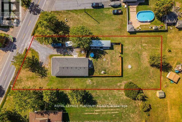 4546 Sherkston Road, Port Colborne, ON - Outdoor With Above Ground Pool With View