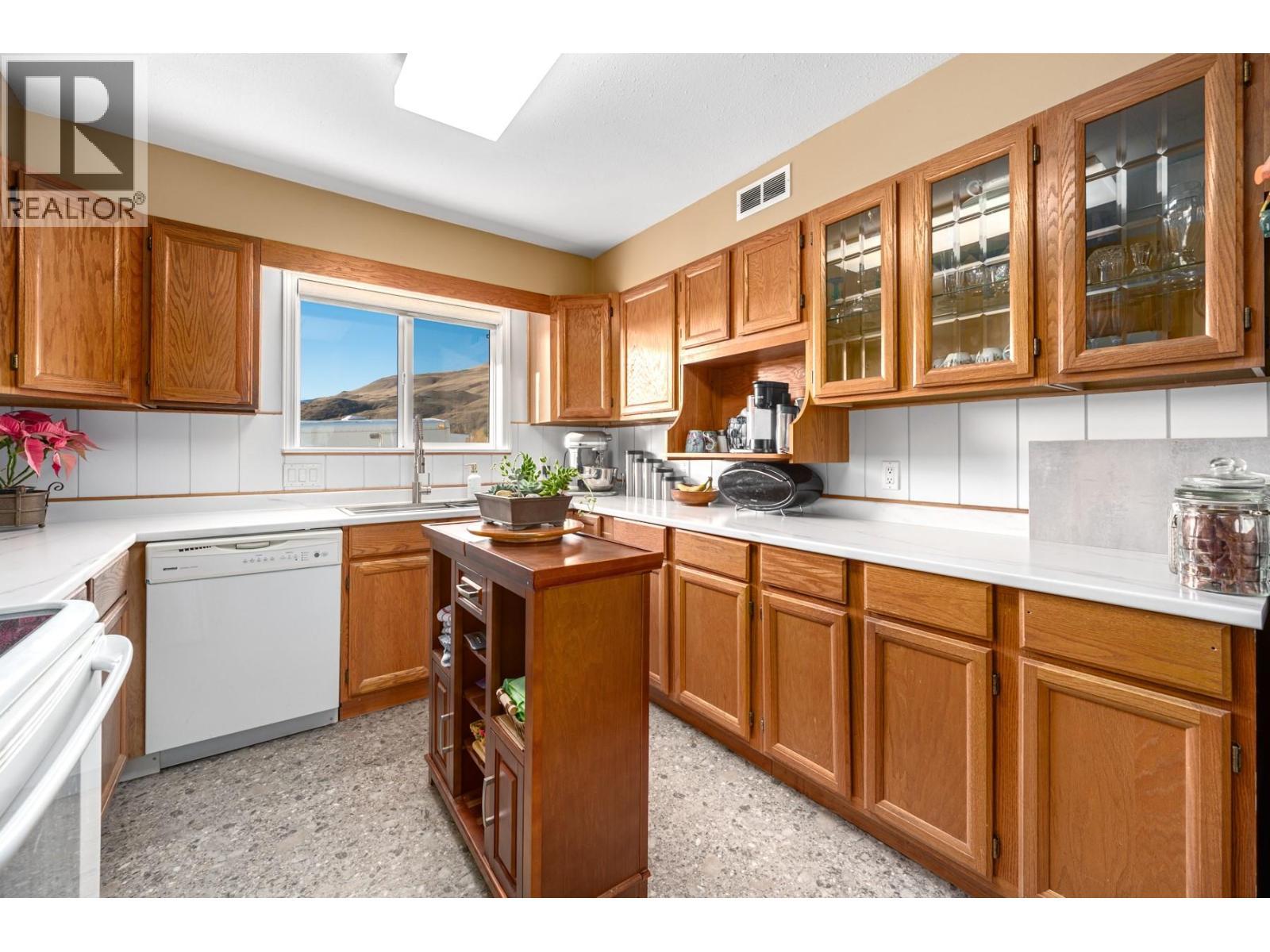825 Hill Street Unit# 211, Ashcroft, BC - Indoor Photo Showing Kitchen With Double Sink
