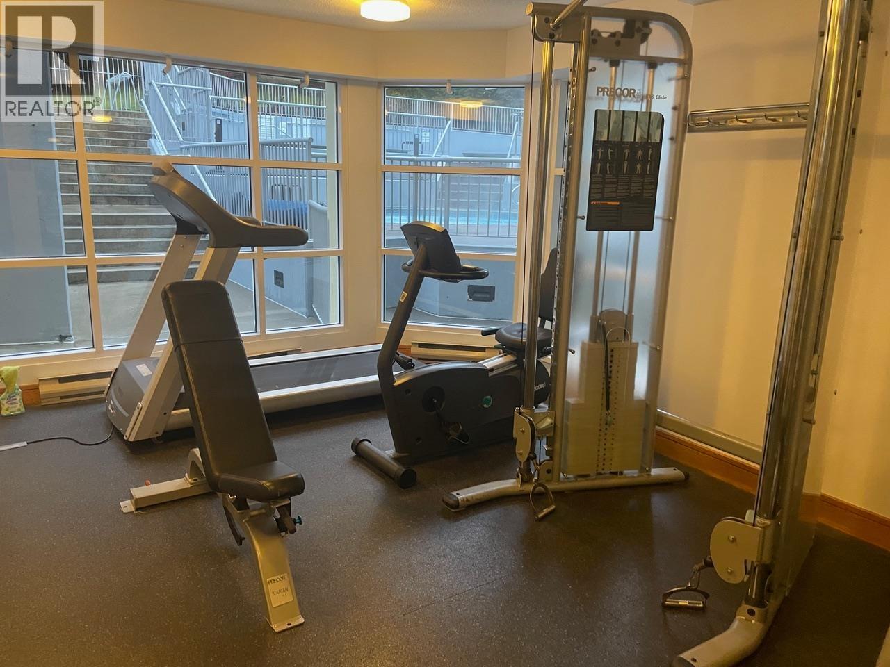 304 Week 2-4910 Spearhead Place, Whistler, BC - Indoor Photo Showing Gym Room