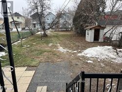 View of the large backyard -