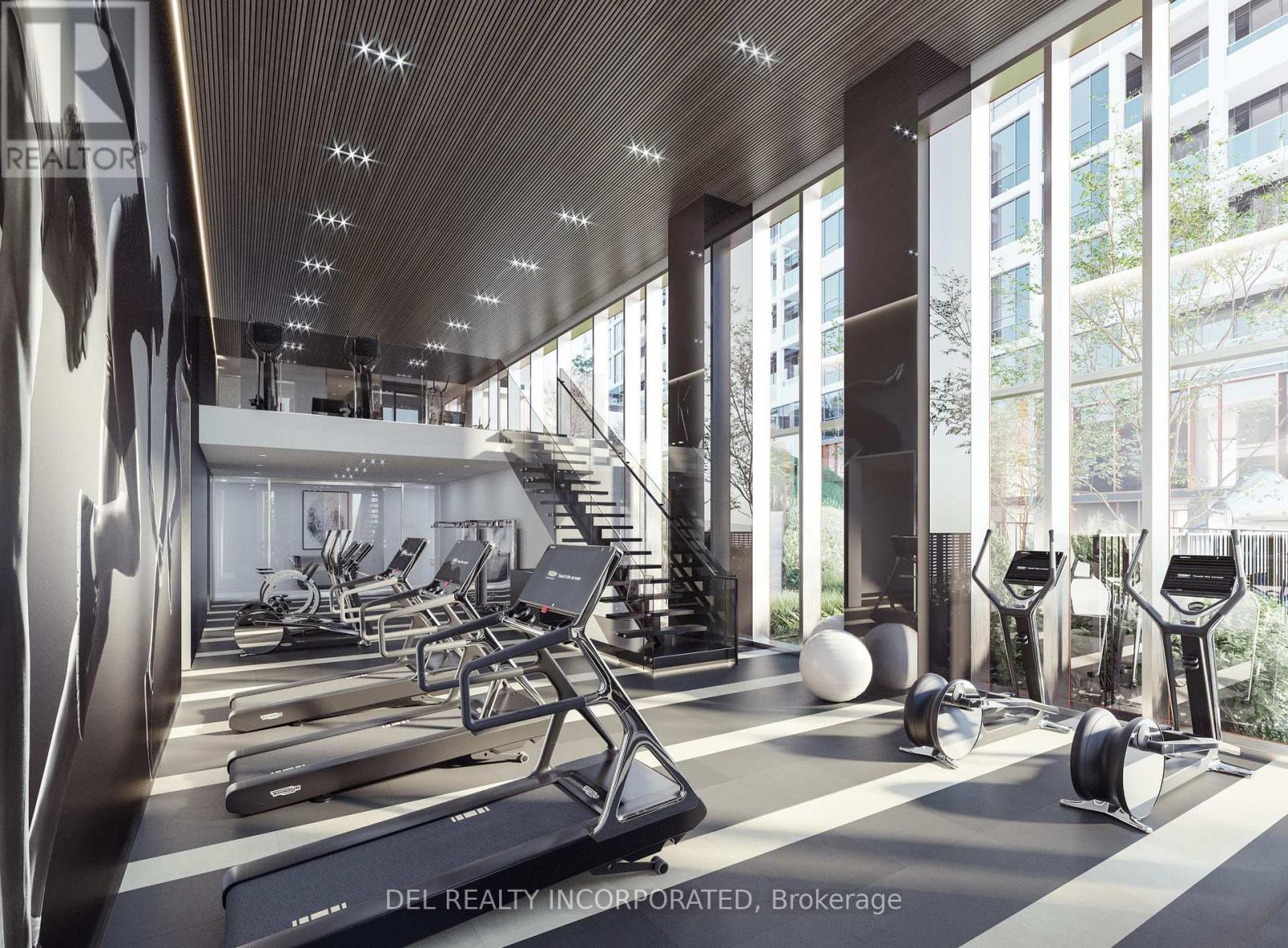 512 - 115 Denison Avenue, Toronto, ON - Indoor Photo Showing Gym Room